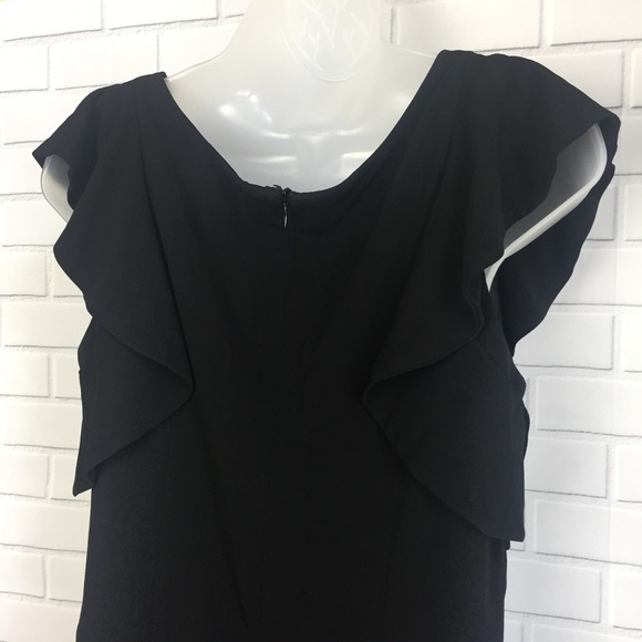 WHBM Sheath Dress Flutter Sleeves Sz 8 NEW - Picture 4 of 6